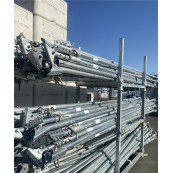 Slanted prop | galvanized | Adjusting range 260 cm - 461 cm